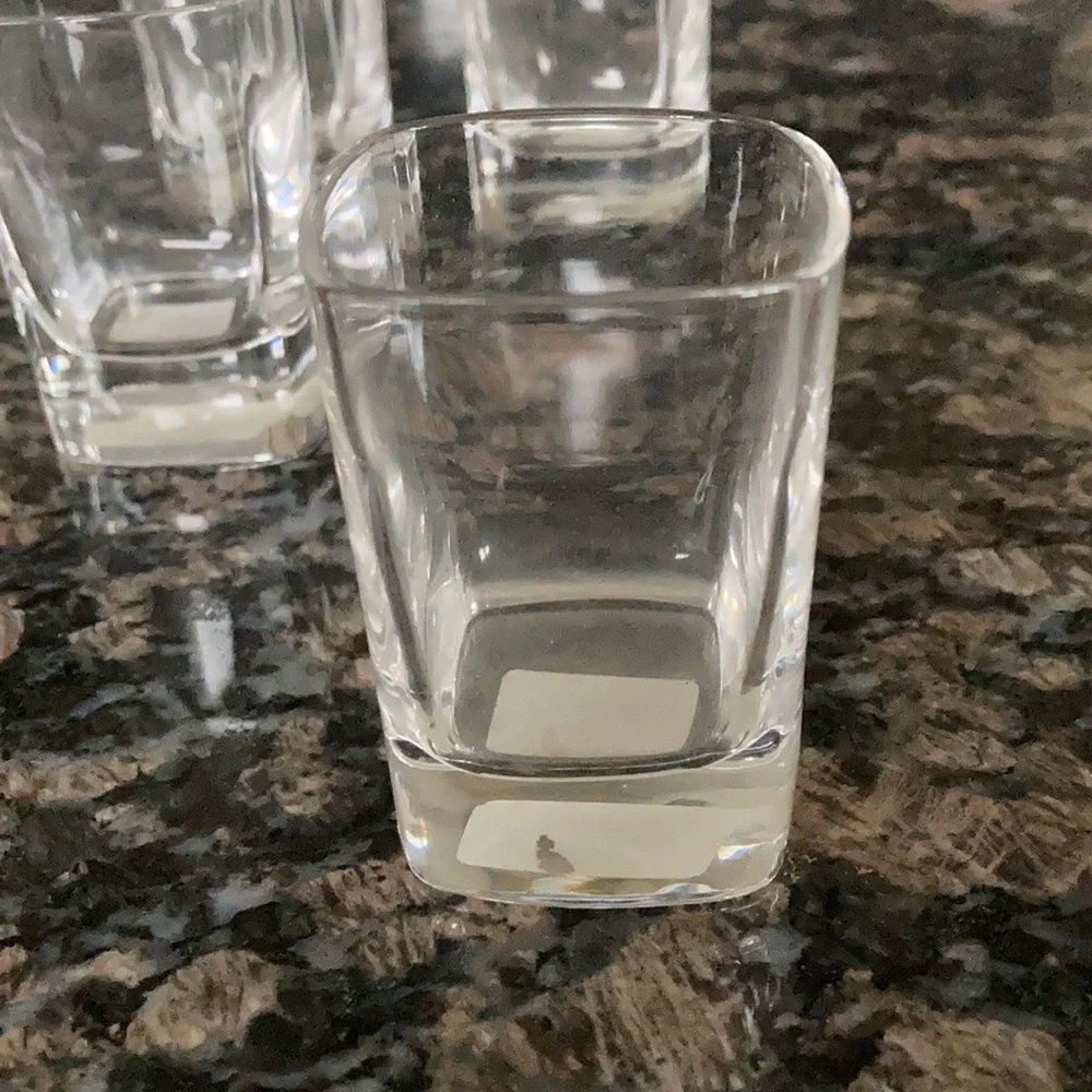 CRATE AND BARREL STAUSS CORDIAL GLASSES 2OZ NWT